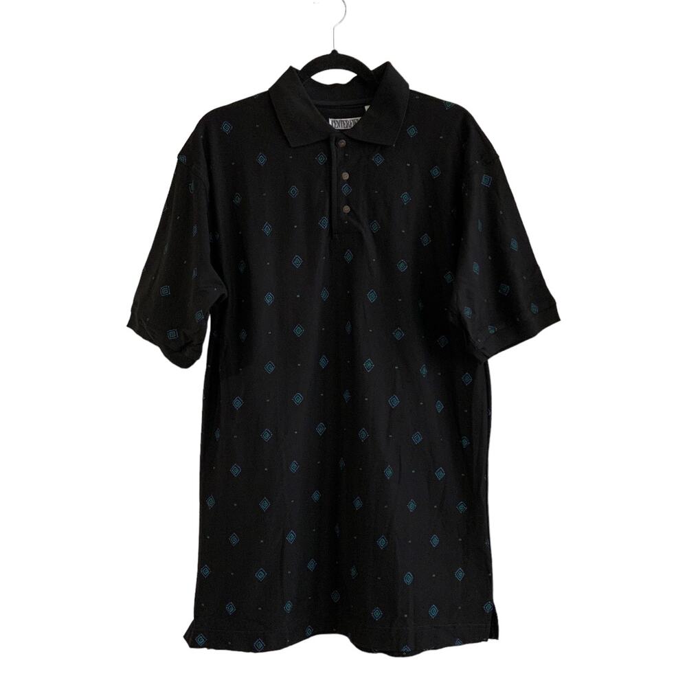 Centerfield Small Geometric Print Polo Shirt